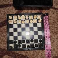 Карты, шашки, Шахматы карманные на магните