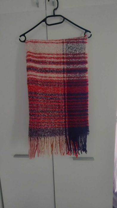 Ciepły szal szalik na zimę