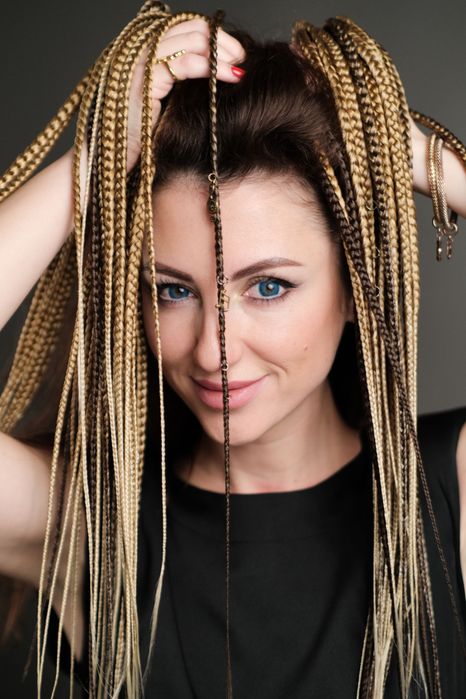 Warkoczyki, Afrofryzura , Afrowarkocze Warkocze zestaw (57 )