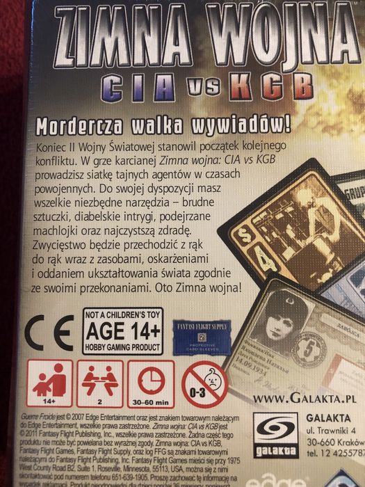 Gra karciana zimna wojna CIA - KGB