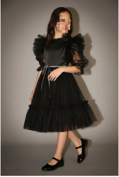 Аренда сукні в стилі Венздей на зріст 128-140 см.