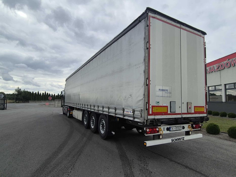 Wynajem naczepa plandeka firanka standard