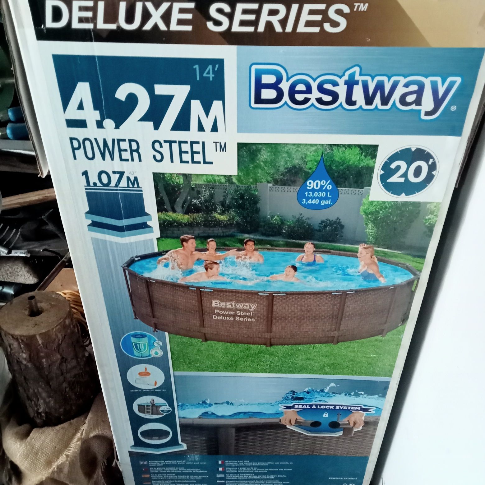 Basen Bestway power Steel Deluxe serwis 4.27 / 1.07
