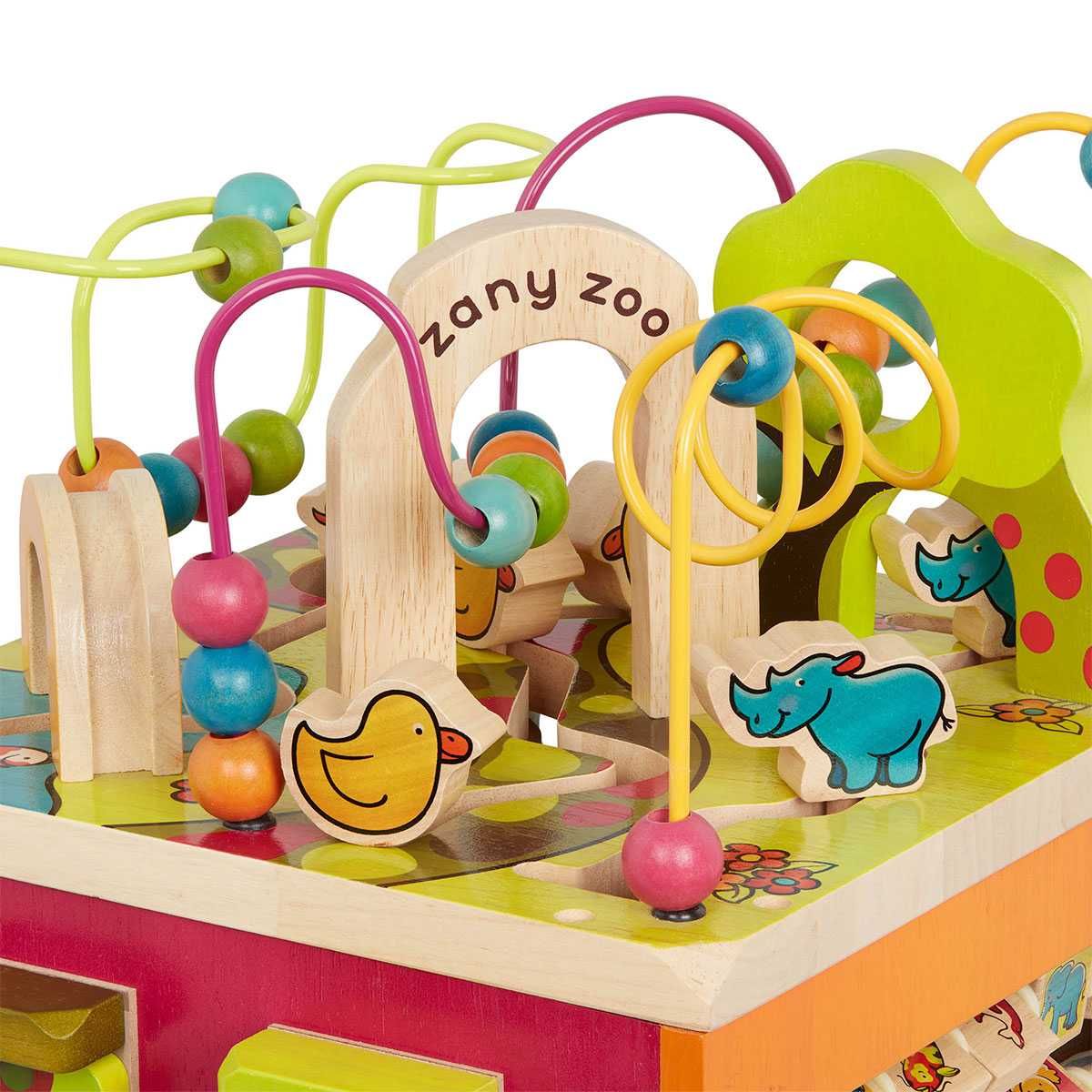 Развивающая деревянная игрушка Battat Зоо-Куб BX1004X