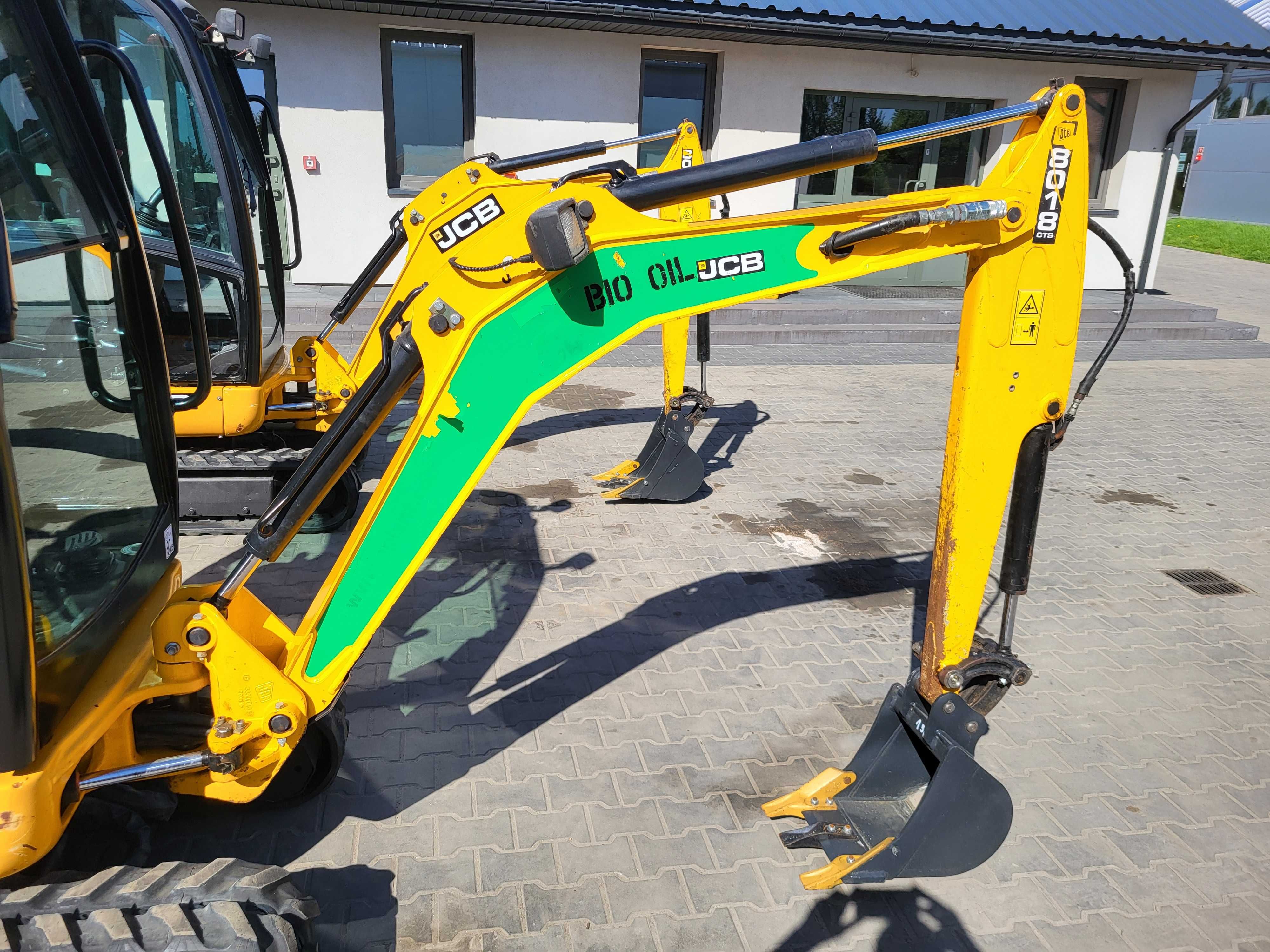 Minikoparka gąsienicowa JCB 8018 CTS / SUPER STAN cena: 75 000 netto