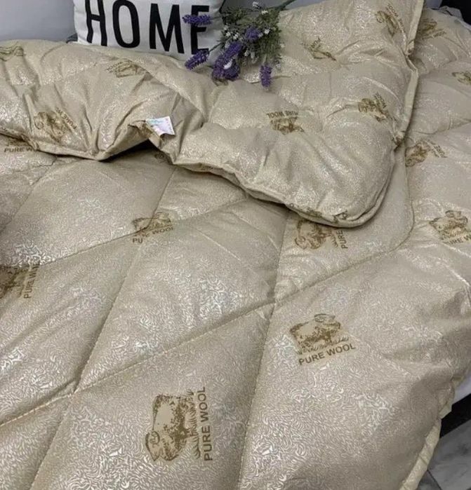 ‼️Вовняна ЗИМОВА ковдра  з овечої вовни| НАЙКРАЩА якість |