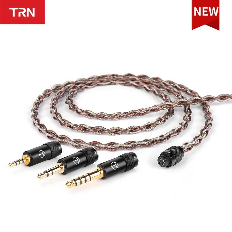 ⇒ TRN RedChain - сменный модульный 4-х жильный кабель для наушников