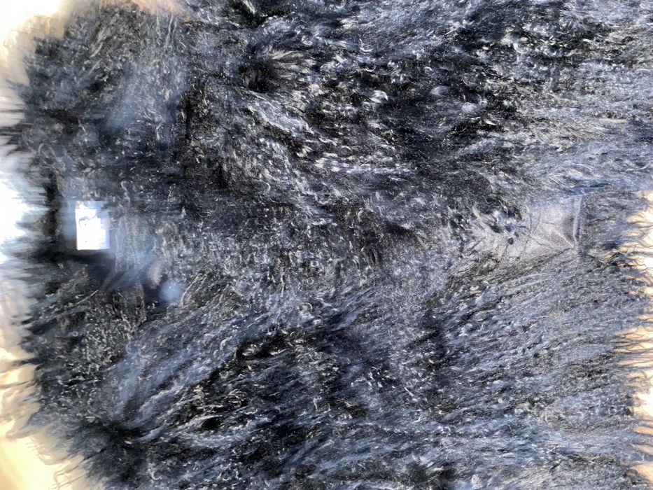 Kamizelka lama naturalna czarna XL