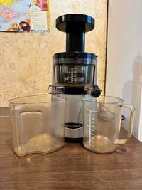 Соковижималка шнекова Omega VSJ 843 RS Slow Juicer silver