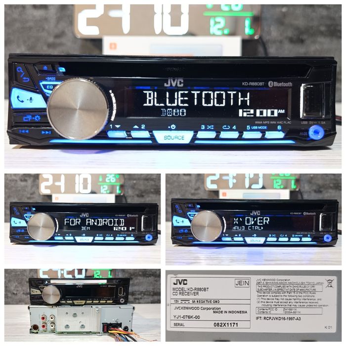 Процесорний JVC kd-r, kd-x ,kd-s/Bluetooth