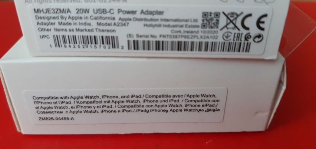 Ładowarka USB-C 20W do iPhone NOWA