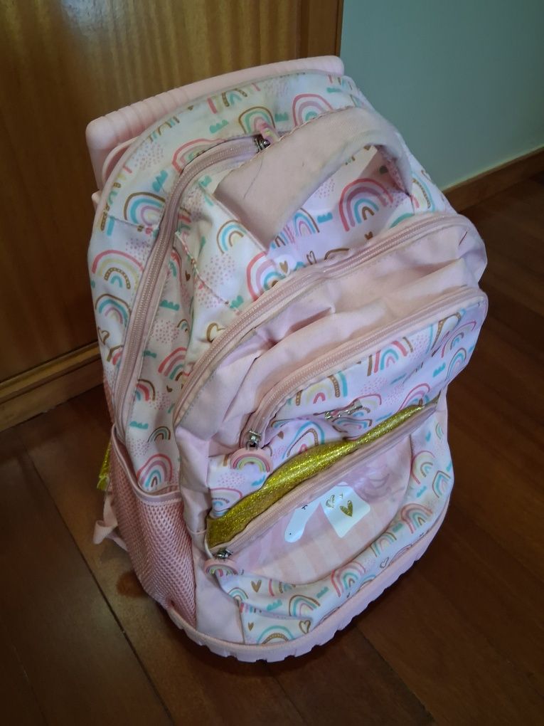Mochila escola com rodas