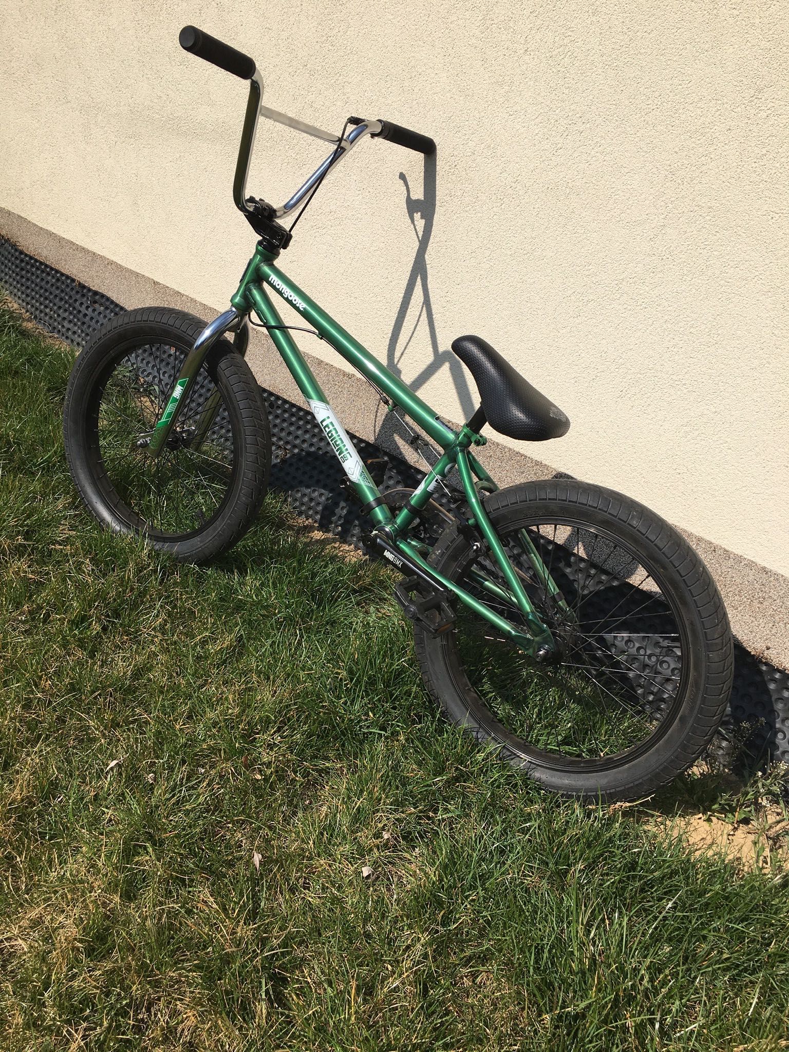 Rower bmx zielony