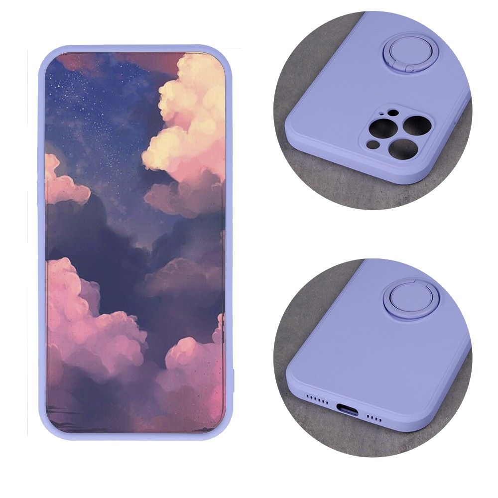 Etui Finger Grip Ring do Xiaomi Redmi 12c Violet