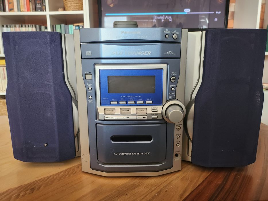 Zestaw Stereo Panasonic CD Stereo System SA-PM11 + głośniki + pilot