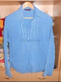 Рубашка котоновая стрейчевая синего цвета 
На рост 170-175 см