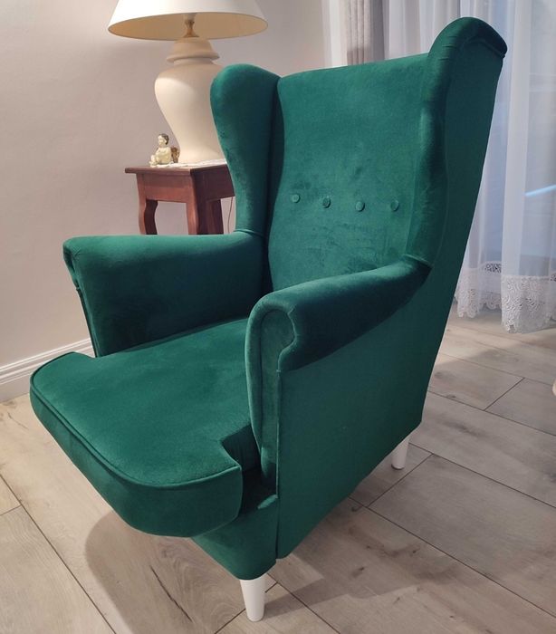 Uszak zielony fotel