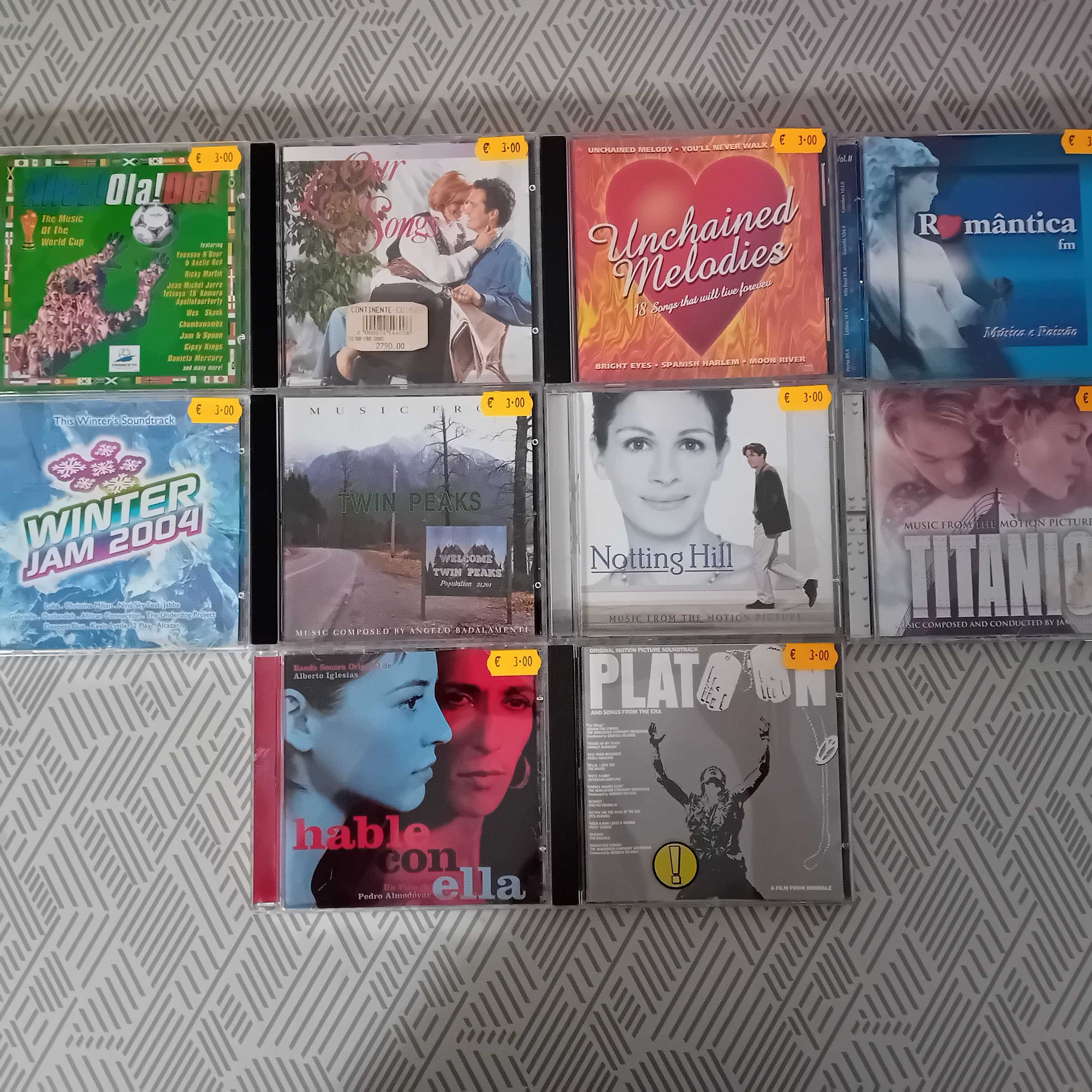 Música em Cd Colectâneas e Bandas Sonoras Low Cost.