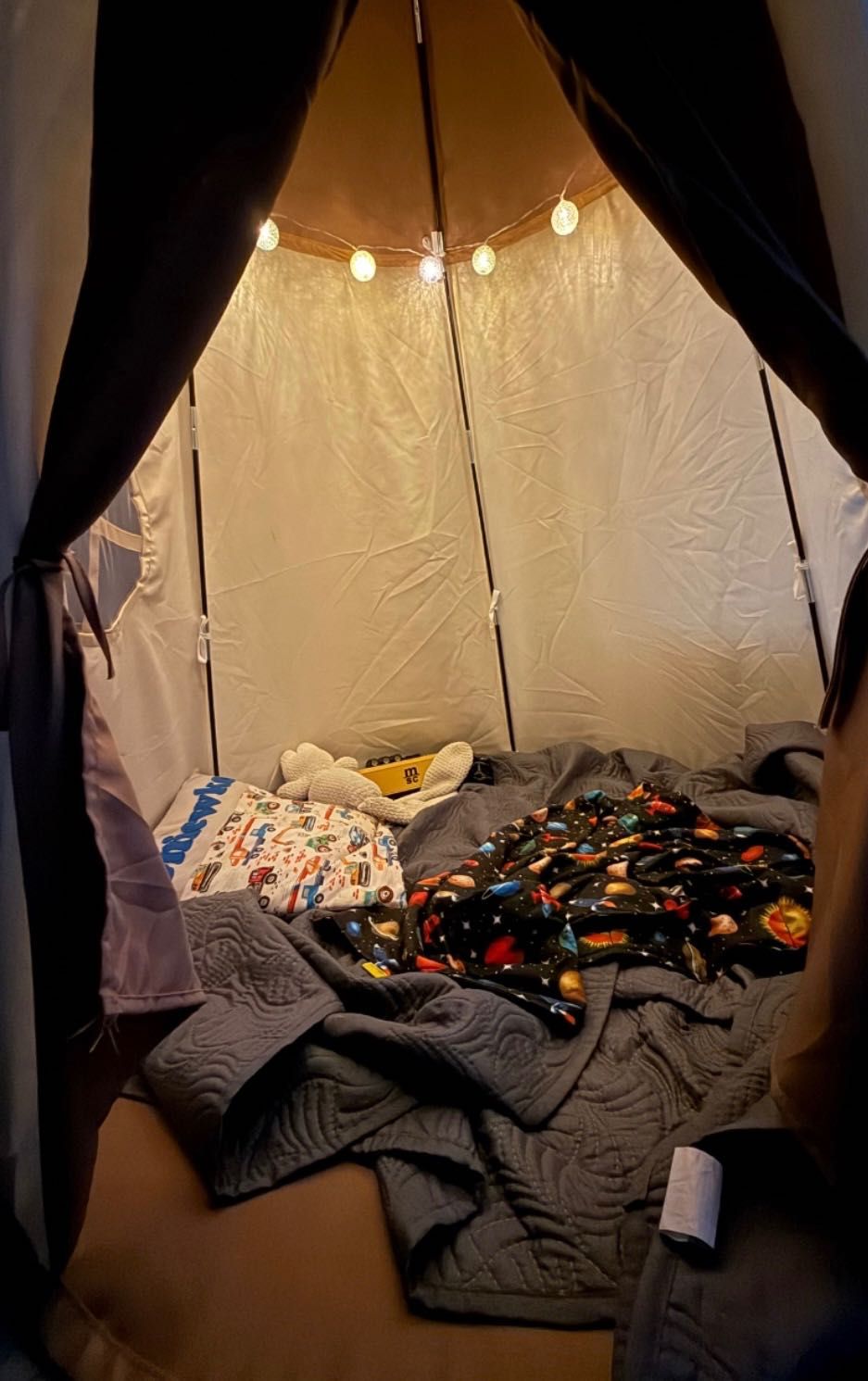 Wytrzymały Namiot dla Dzieci TIPI do Pokoju Domek Wigwam