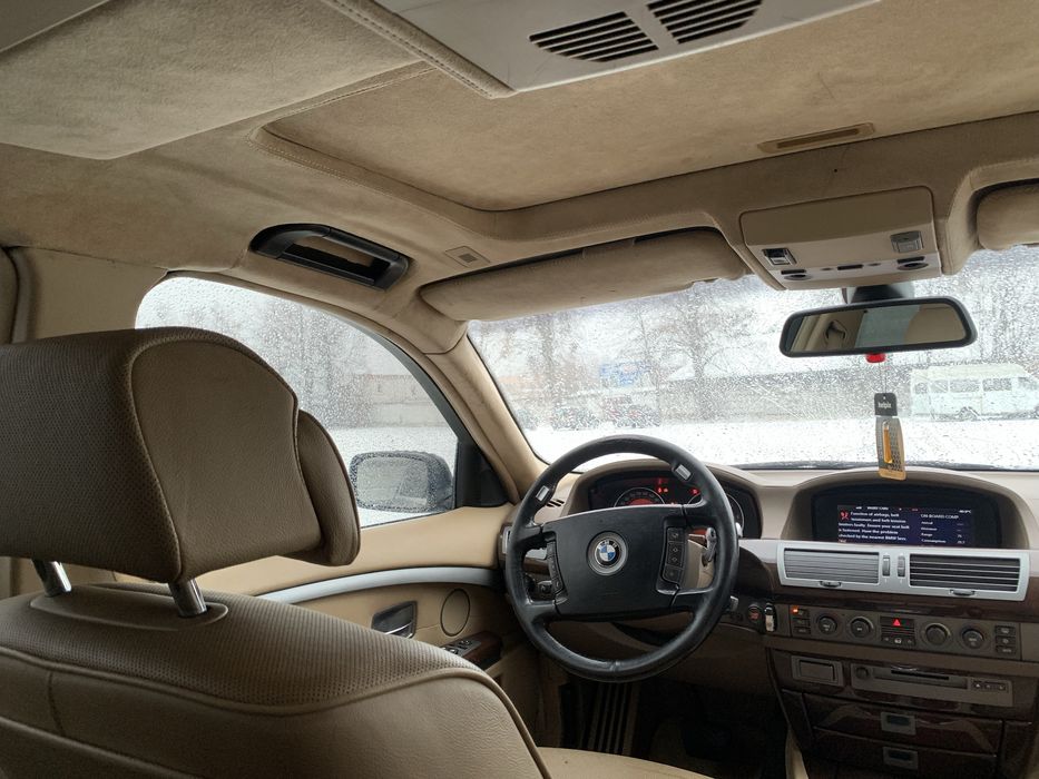 Алькантара потолок BMW E66