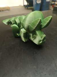 Triceratops dinozaur zabawka 3d.