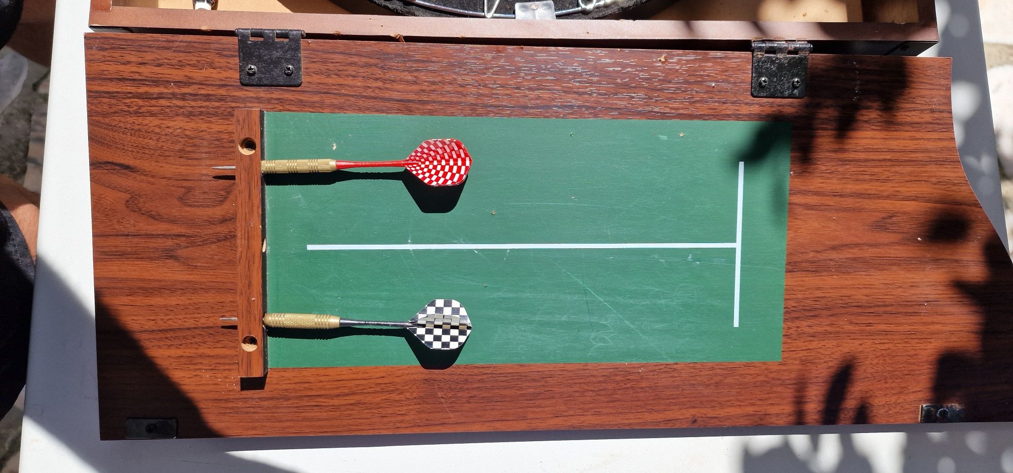 Jogo de setas / dardos em Madeira Trabalhada e de Qualidade