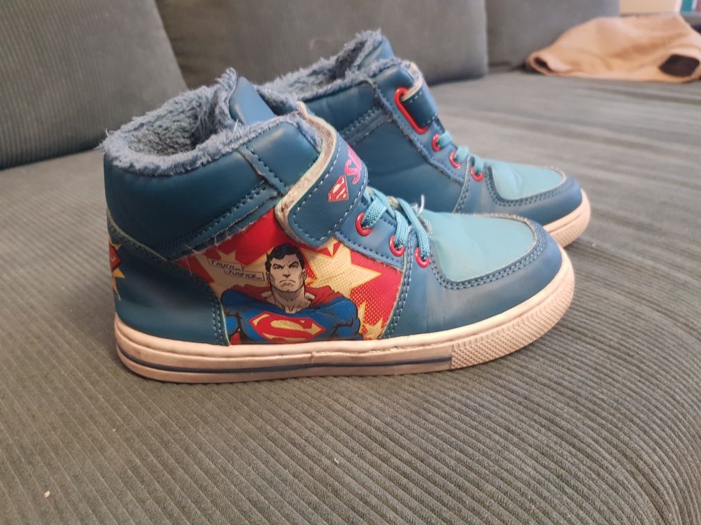 Buty zimowe ocieplane r.30 superman