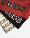 GUESS оригинал. Женская кофта свитшот логотип красная чёрная XS S