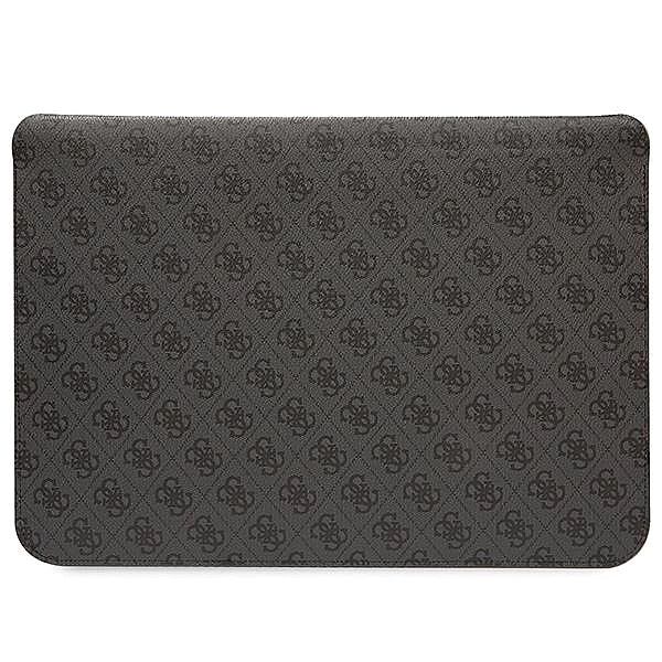 Pokrowiec Guess 4G Printed Stripes na laptopa 16" - czarny