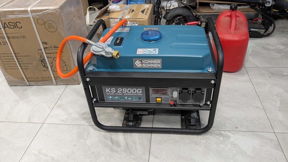 Генератор Газо-Бензиновий 230В 2.9кВт Konner&Sohnen KS 2900G