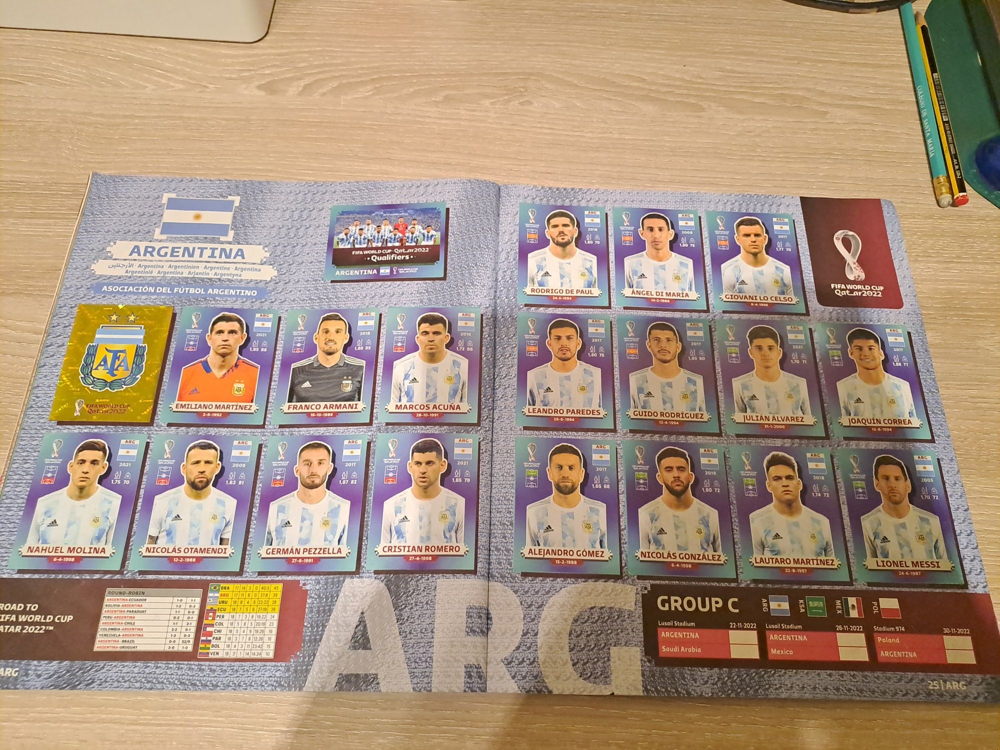 Caderneta Mundial Qatar 2022 completa