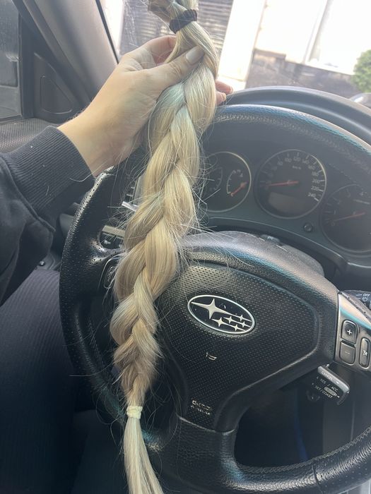 Волосы натуральные 63 см 109 грм