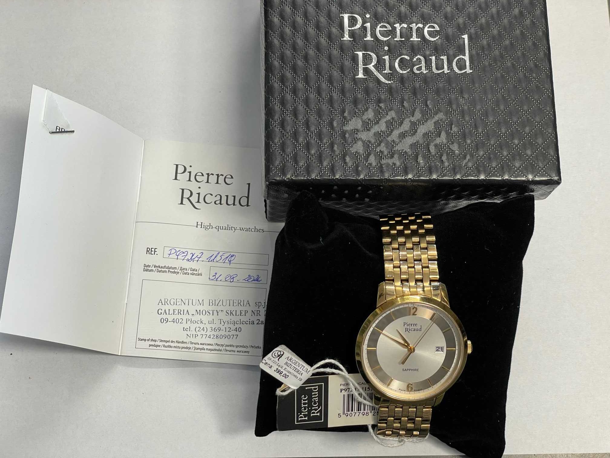 Zegarek Męski Pierre Ricaud P97247.1151Q Szafir