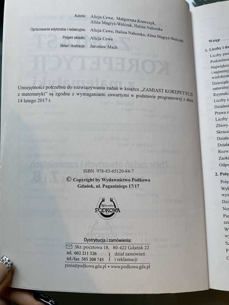 Matematyka zamiast korepetycji zbiór zadań dla klas 7 i 8