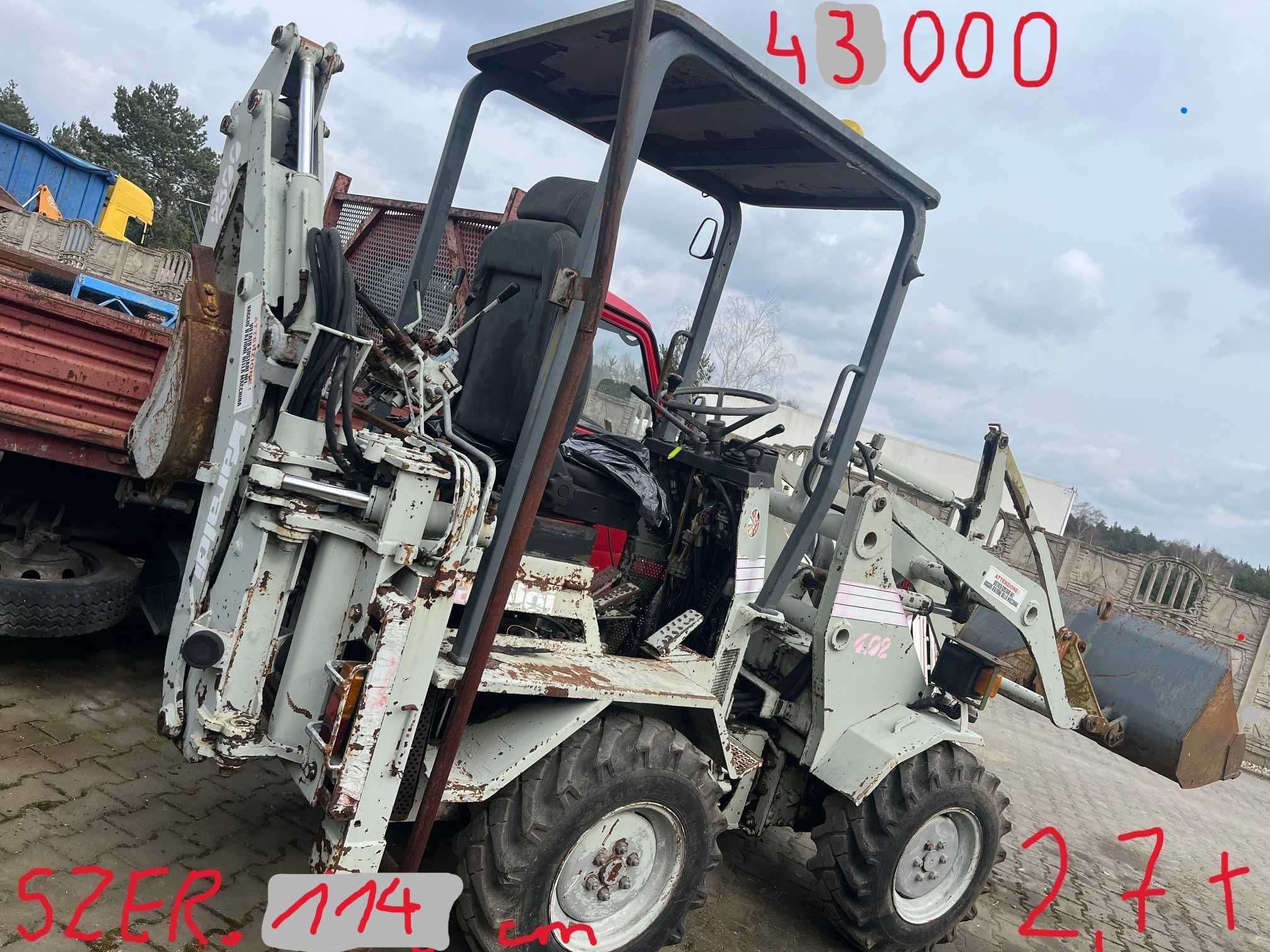 Koparkoładowarka CASE 580 SK TURBO