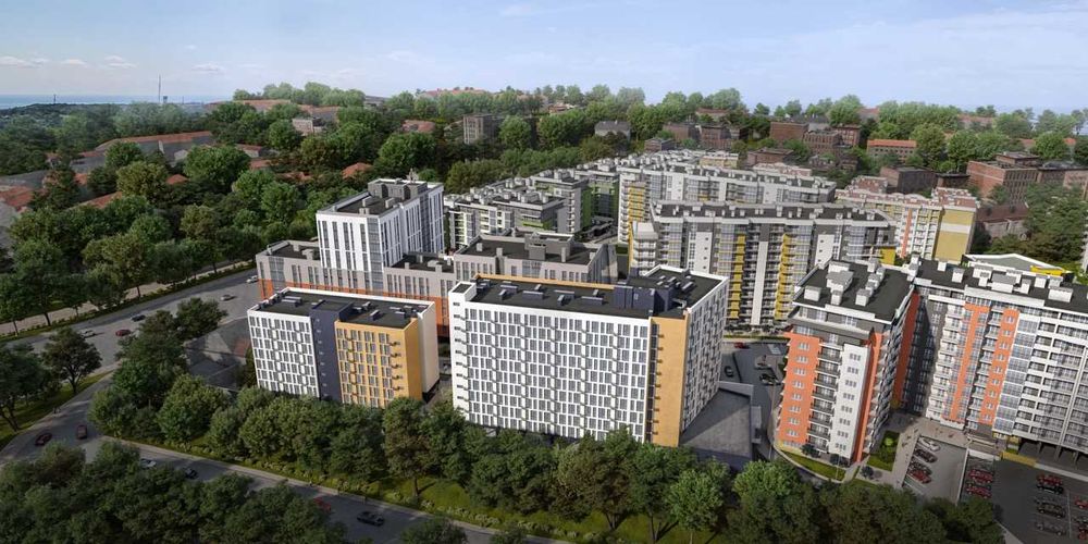 Однокімнатні апартаменти 44.77 м2 ЖК Велика Британія. 1-к внесок 10%