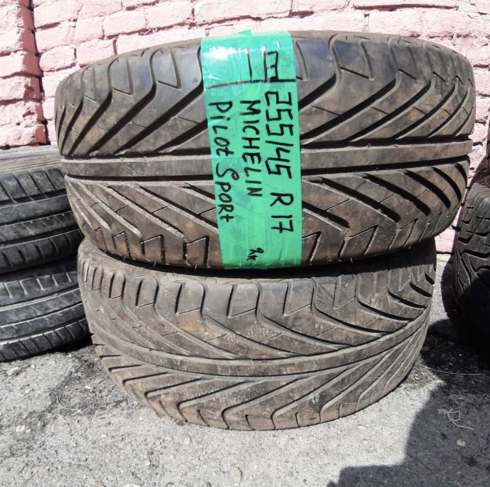 255 45 17 michelin pilot sport 2 штуки лето протектор 99%