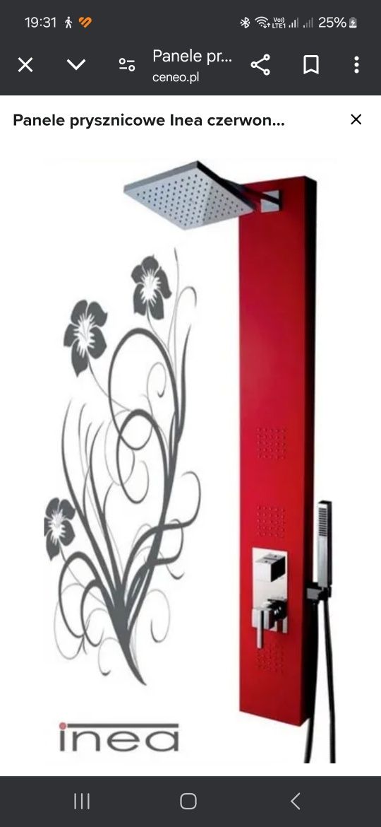PANEL prysznicowy natryskowy hydromasaż INEA 140X18 NOWY 708R nowy
