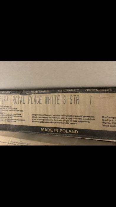 Tubądzin Płytka ścienna ROYAL PLACE WHITE 3 STR 29,8x74,8 Gat.1
