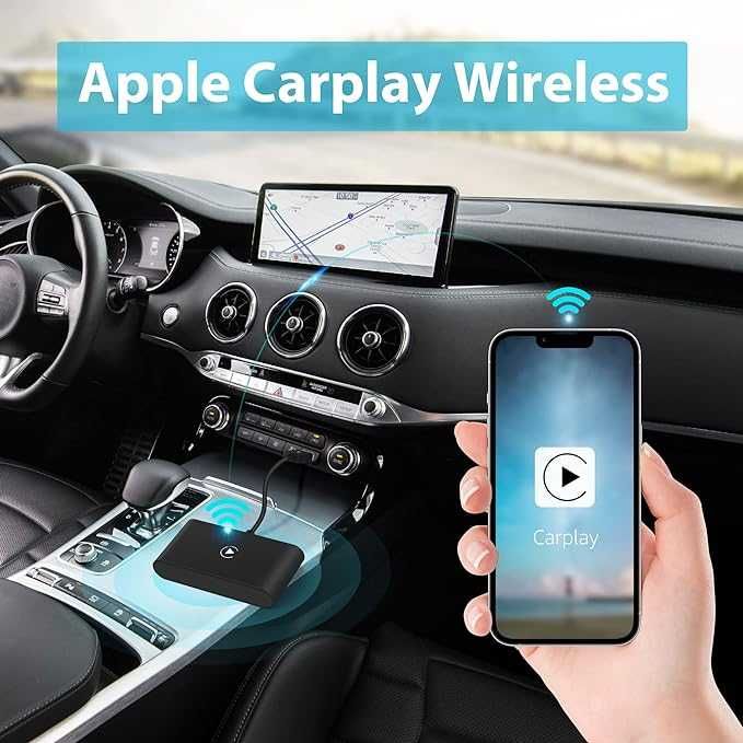 Bezprzewodowy Adapter Carplay dla iPhone, Apple, 5GHz WiFi, Konwerter