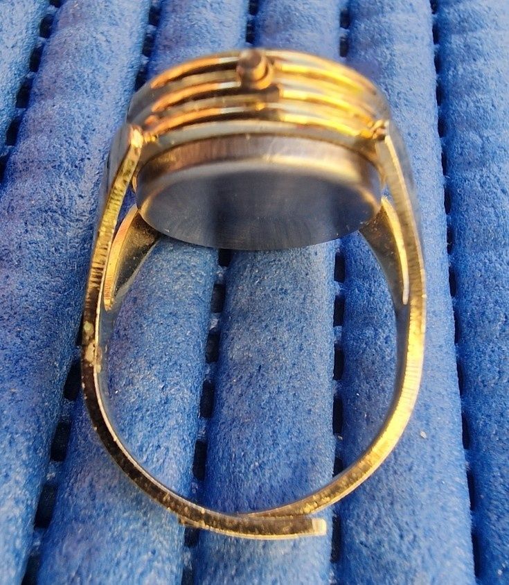 Relógio Anel de dedo Vintage Ajustável Quartz