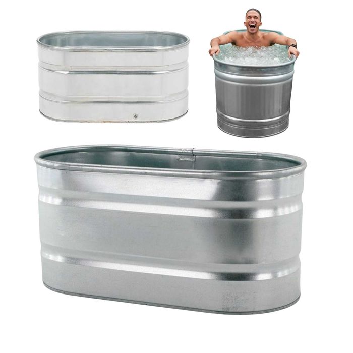 Wanna ZBIORNIK Na Wodę TANKOWIEC Pojec BALIA Ogrodowa STAL 380L Jakość