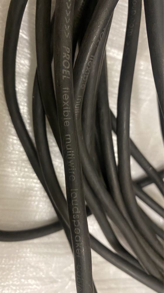PROEL speaker cable HPC610BK 2x1,5mm кабель для колонок,
