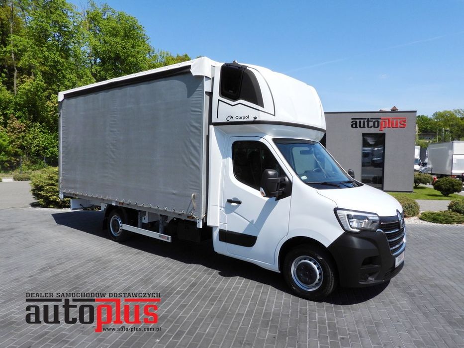 Renault MASTER  PLANDEKA 10 PALET WEBASTO TEMPOMAT LEDY PNEUMATYKA KLIMATYZACJA  165KM  stan bardzo dobry, nie wymaga nakładów finansowcyh dostępny od ręki