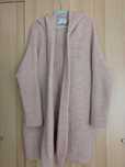 Sweter różowy oversize akryl i wełna
