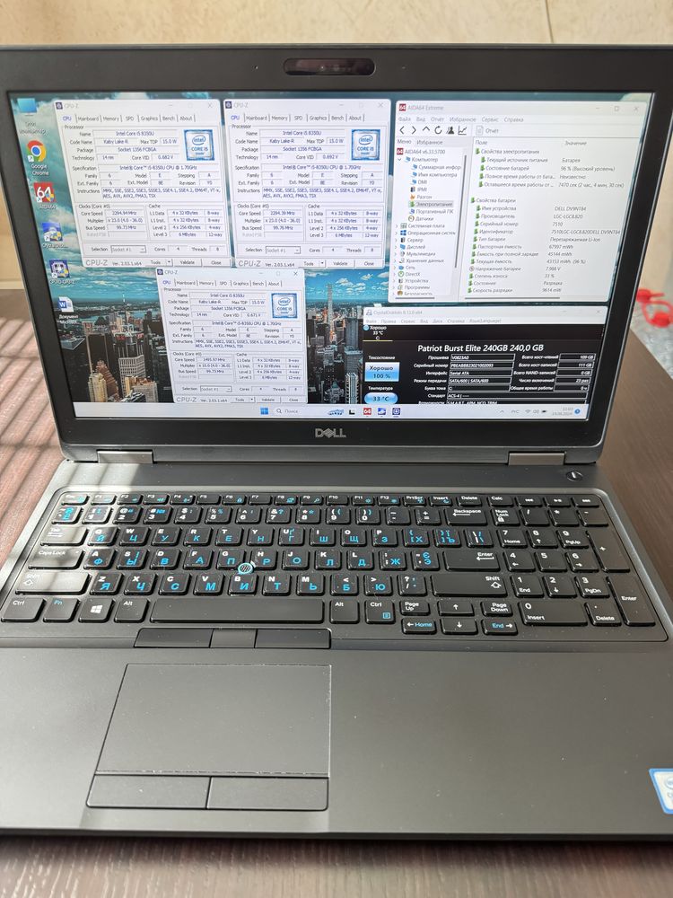 Dell latitude E5590 FHD /i5-8350U/8GB DDR4/240GB SSD/Ідеал