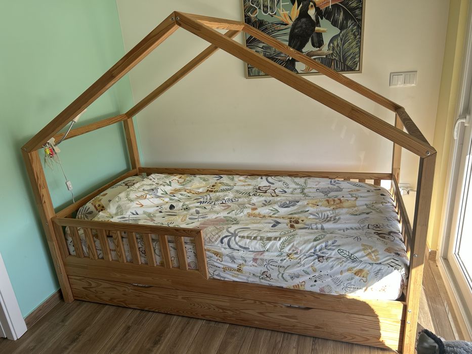 Cama casinha com colchao