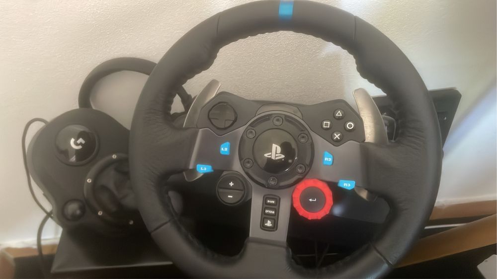 Volante g 29 com pedais e mudanças!
