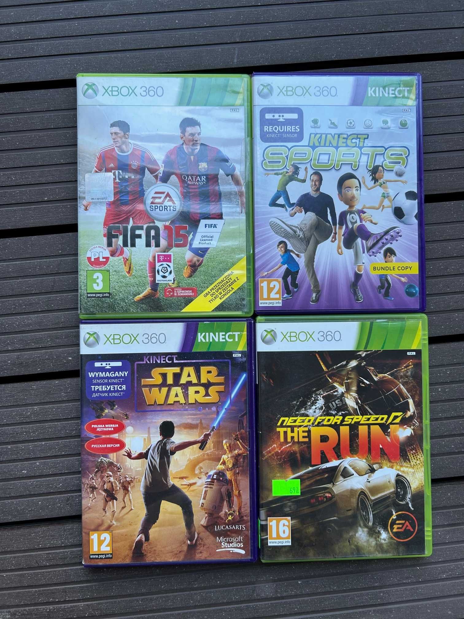 Zestaw 4 gier na Xbox 360