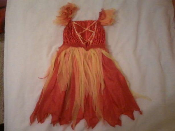 Halloween Sukienka, czarownica, wiedzma, bal przebierańców 104 cm